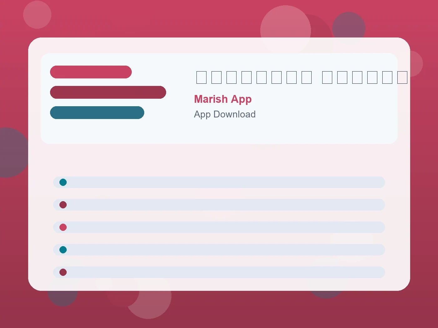 Marish App マッチングアプリ プロフィール guide visual