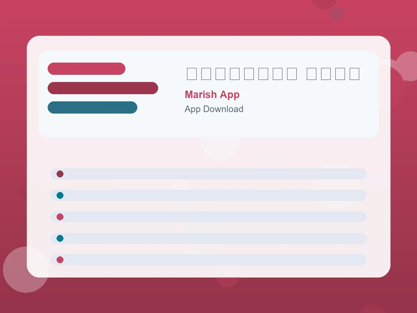 Marish App マッチングアプリ 自己紹介 guide visual