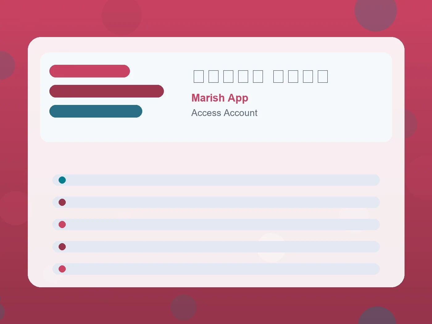 Marish App マリッシュ ログイン guide visual