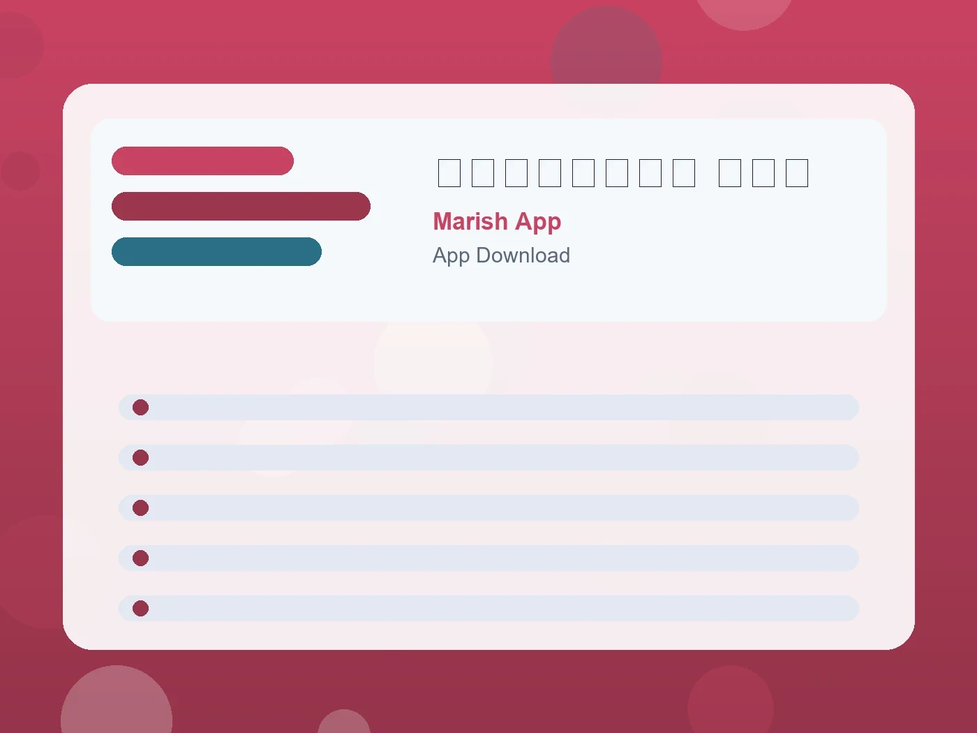 Marish App マッチングアプリ 一言目 guide visual
