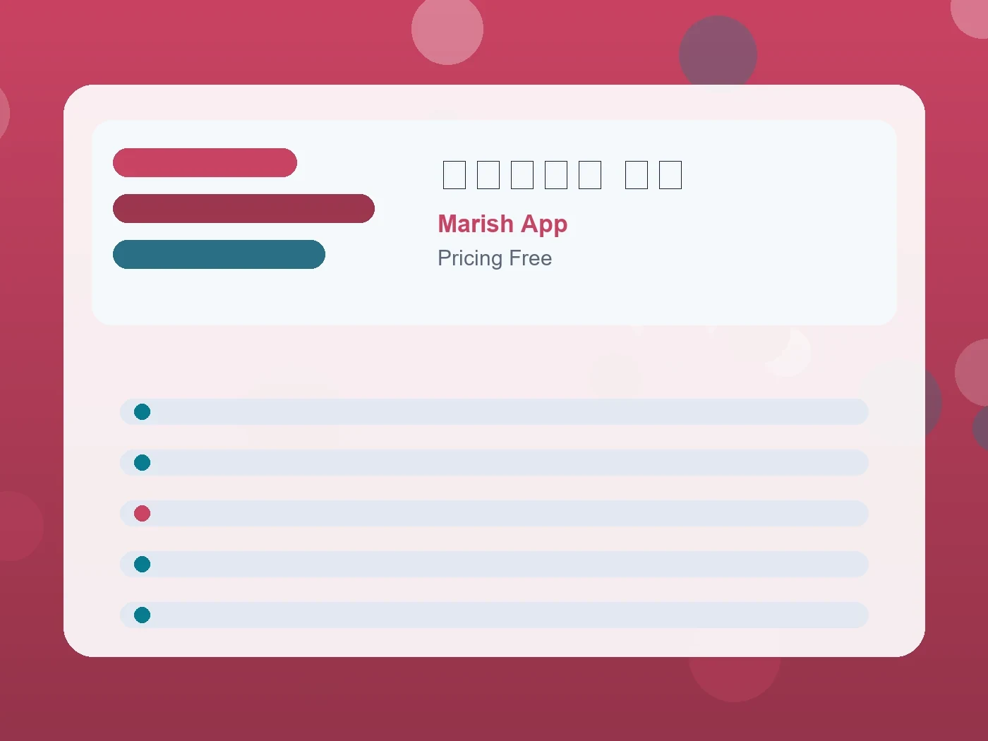 Marish App マリッシュ 料金 guide visual