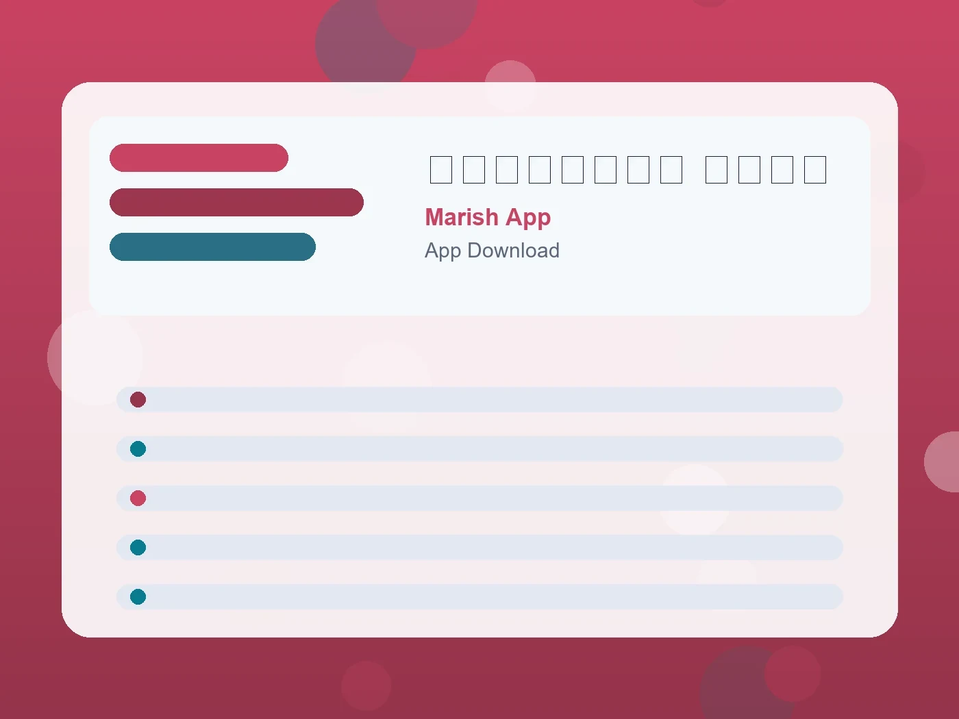 Marish App マッチングアプリ アイコン guide visual