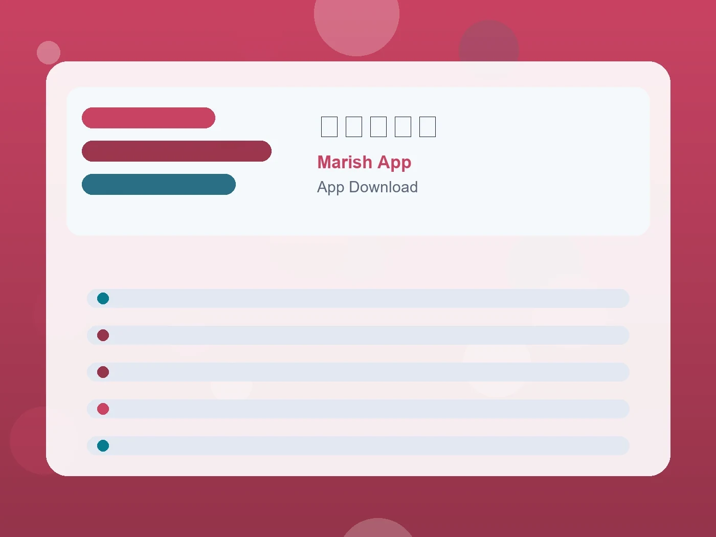 Marish App 恋愛アプリ guide visual