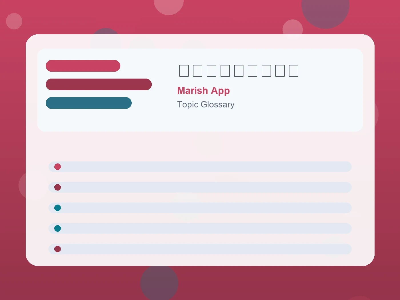 Marish App マッチングサービス guide visual
